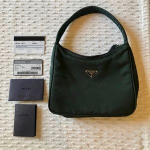 RARE, NEVER USED Vintage Prada Tessuto Sport Bag